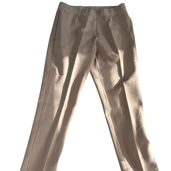 Essentials by Sioni Beige Slim Stretch Pants – Size 8 - Picture 2 of 8